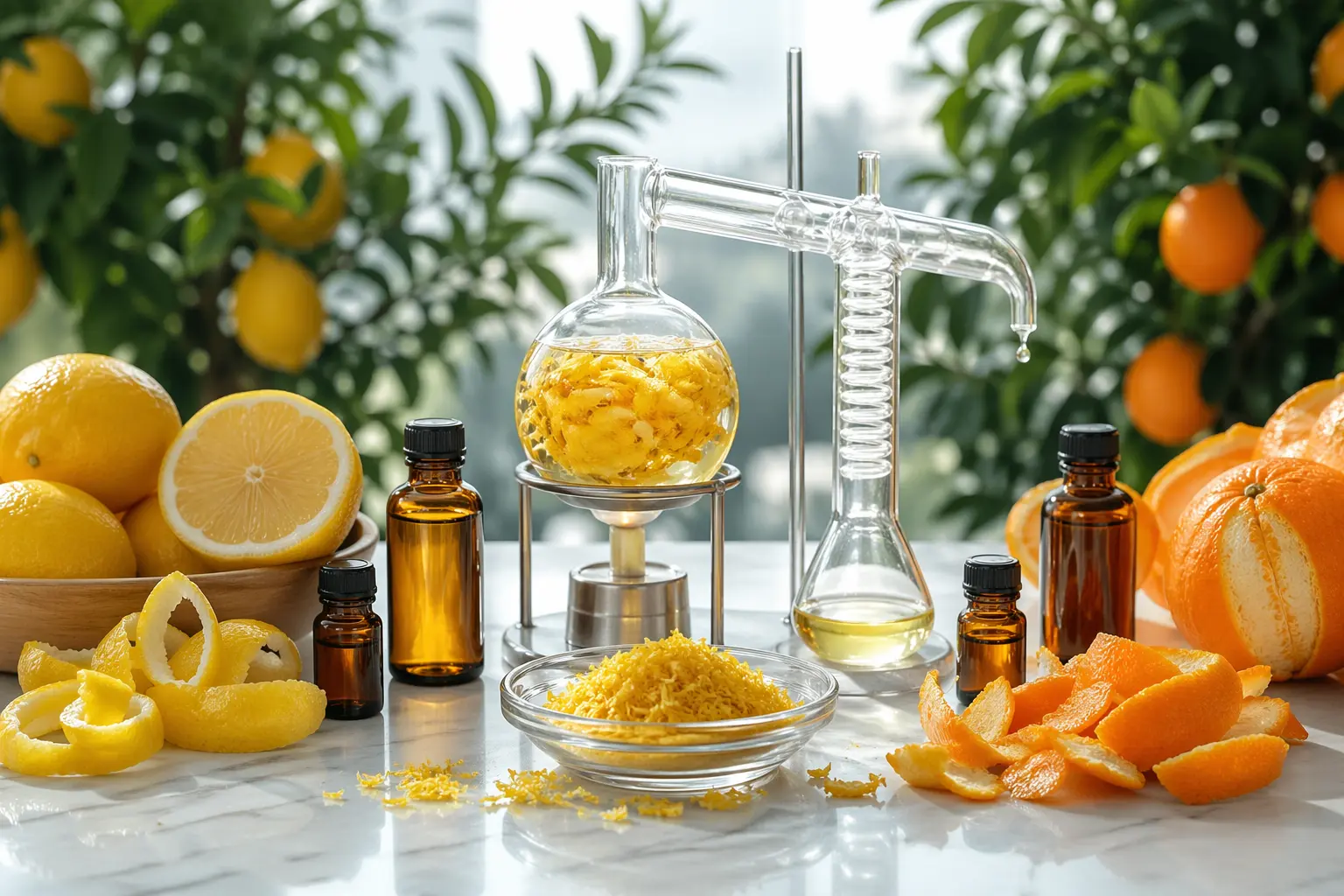 Cold Pressed vs Steam Distilled Citrus Oils