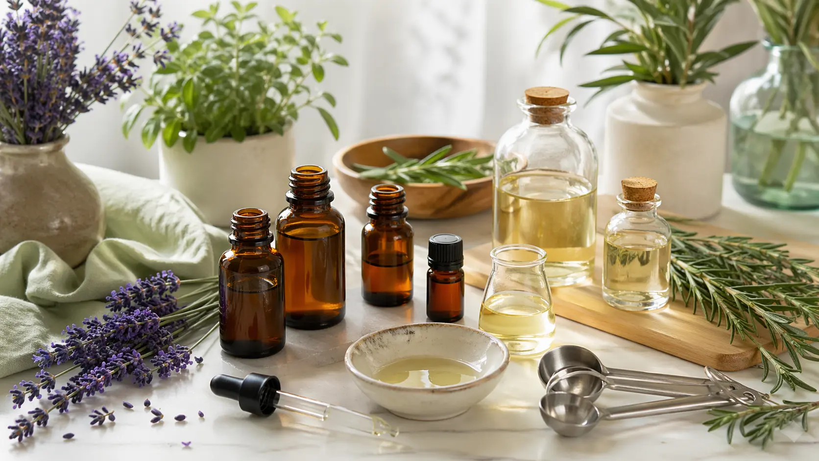 Carrier oils and essential oils prepared for dilution