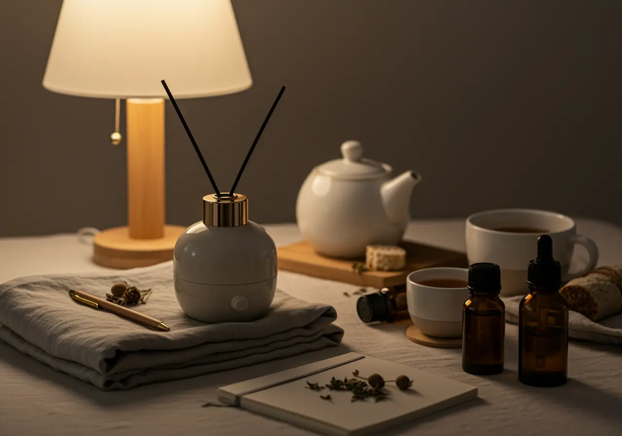 Essential Oils for a Calmer Evening Wind-Down Routine