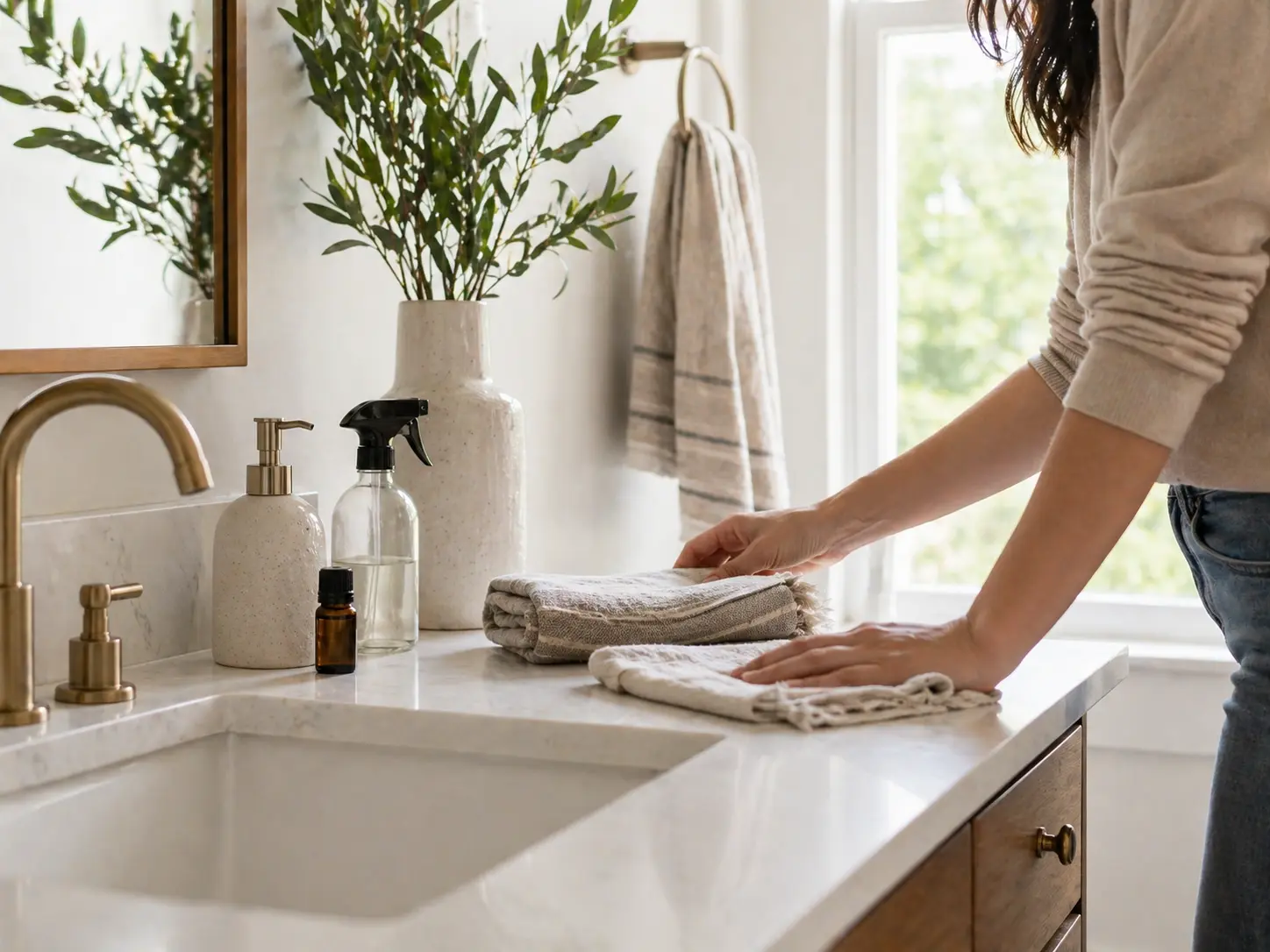 Quick Bathroom Reset Before Guests