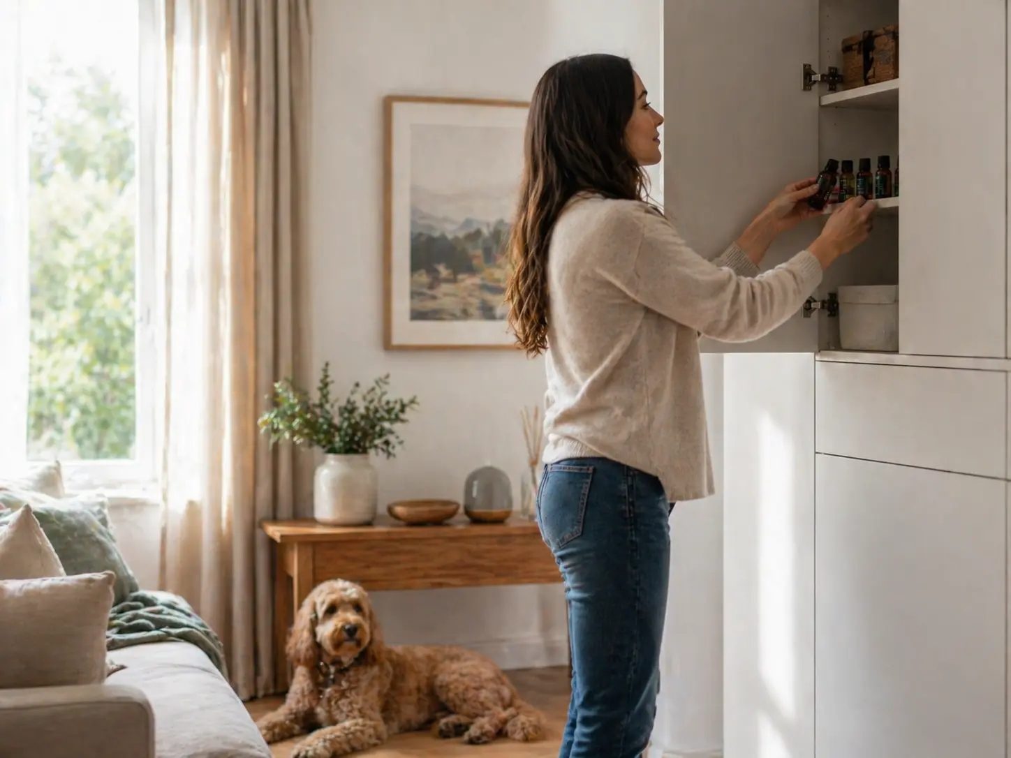 How to Store Essential Oils More Safely in a Home with Pets